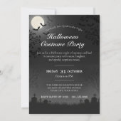 Halloween Spooky Night Uitnodiging (Achterkant)