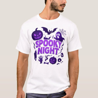 Halloween Spooky Night Unieke Kleding Unisex T-shirt