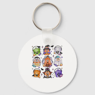 Halloween Spooky Nugget Schattigee enge filmperson Sleutelhanger