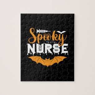 Halloween Spooky Nurse Birthday Legpuzzel