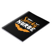 Halloween Spooky Nurse Birthday Notitieboek (Linkerzijde)