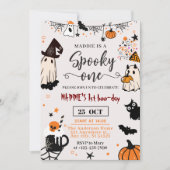 Halloween "Spooky One" 1e verjaardag Kaart (Voorkant)