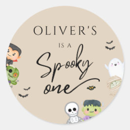 Halloween Spooky One 1st Birthday Favoriet Gift La Ronde Sticker