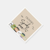 Halloween Spooky One 1st Birthday Servet (Hoek)