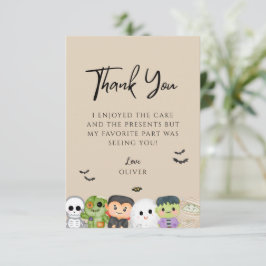 Halloween Spooky One Birthday Bedankt