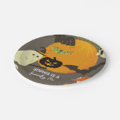 Halloween Spooky One Birthday Papieren Bordje (Gekanteld)