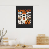 Halloween spooky ontwerp poster (Keuken)