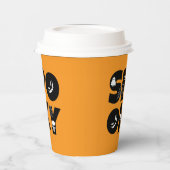 Halloween spooky  papieren bekers (Links)