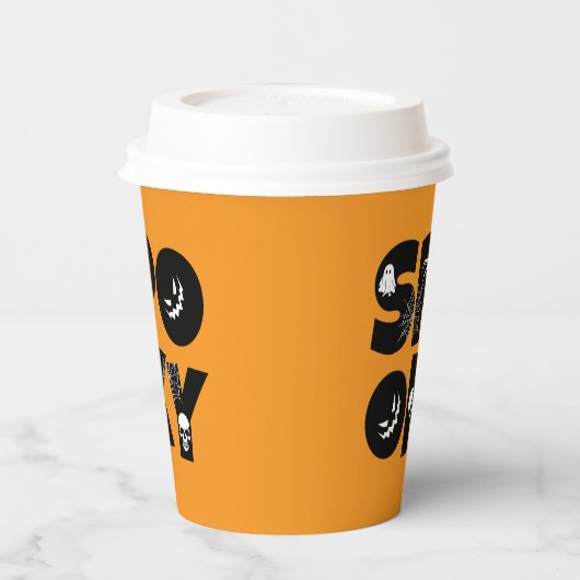 Halloween spooky  papieren bekers (Links)