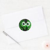 Halloween spooky party kinder volwassenen ronde sticker (Envelop)