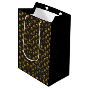 Halloween spooky pompoen cartoon donker contrast medium cadeauzakje