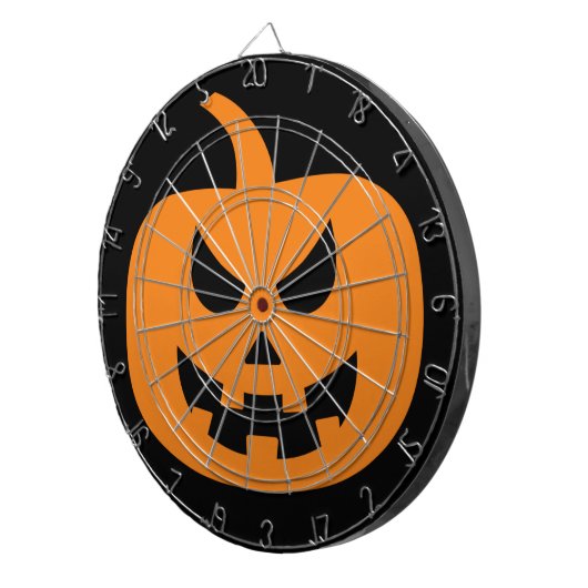 Halloween Spooky Pompoen Eng Dartbord (Voorkant Rechts)