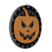 Halloween Spooky Pompoen Eng Dartbord (Voorkant Links)