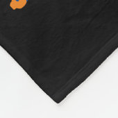 HALLOWEEN SPOOKY POMPOEN FLEECE DEKEN (Hoek)