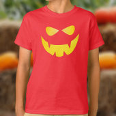 Halloween Spooky Pompoen Gezicht Kinder T-shirt