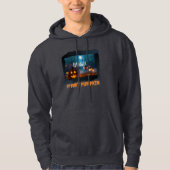 HALLOWEEN SPOOKY POMPOEN HOODIE (Voorkant)