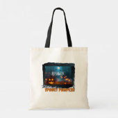HALLOWEEN SPOOKY POMPOEN TOTE BAG (Achterkant)