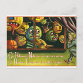  Halloween spooky pompoenen briefkaart (Voorkant)