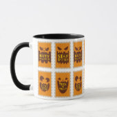  Halloween Spooky Pumpkin Boo Crew Retro Mok (Links)