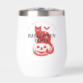 Halloween Spooky Pumpkin Cat and Bat (Voorkant)