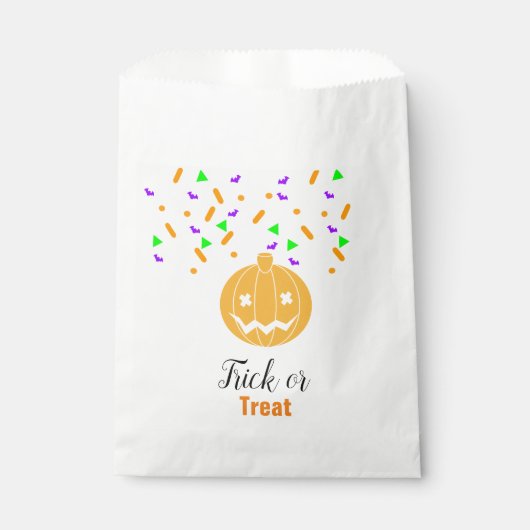 Halloween Spooky Pumpkin | Confetti Sprinkles Bedankzakje (Voorkant)