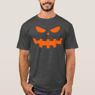 Halloween Spooky Pumpkin Jack O Lantern Face Funny T-shirt