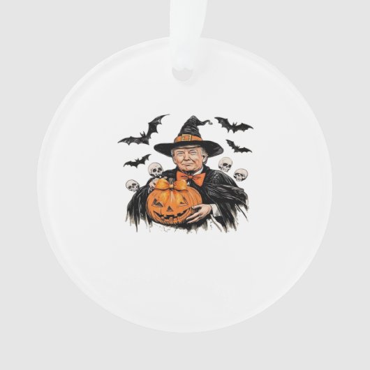 Halloween Spooky Pumpkin Ornament (voorkant)