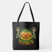 Halloween Spooky Pumpkin Tote Bag (Voorkant)