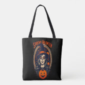 Halloween Spooky Pumpkin Tote Bag (Achterkant)