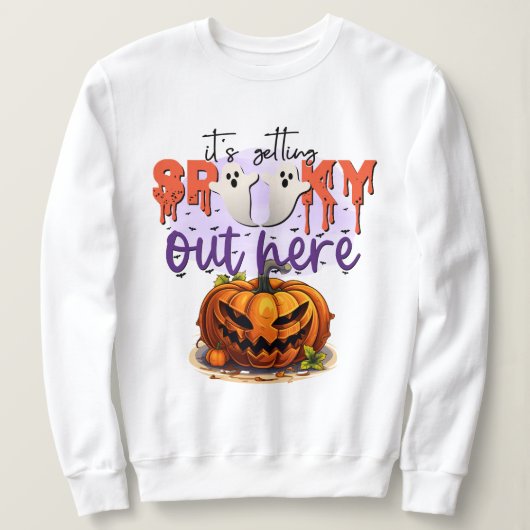 Halloween Spooky Pumpkin Trui (Design voorkant)