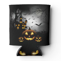 Halloween - Spooky Pumpkins Grey Moon - All Opt