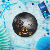Halloween - Spooky Pumpkins Grey Moon - All Opt Papieren Bordje (Feest)