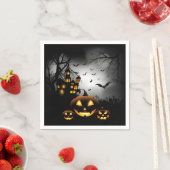 Halloween - Spooky Pumpkins Grey Moon - All Opt Servetten (Insitu)