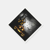 Halloween - Spooky Pumpkins Grey Moon - All Opt Servetten (Hoek)