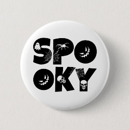 Halloween spooky  ronde button 5,7 cm