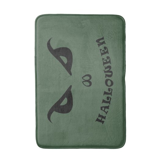 Halloween spooky scary badmat (Voorkant Verticaal)