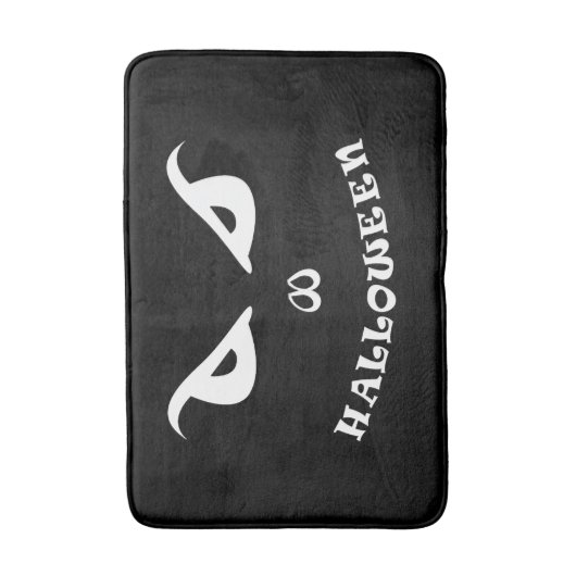 Halloween spooky scary badmat (Voorkant Verticaal)