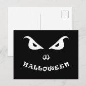 Halloween spooky scary feestdagenkaart (Voorkant / Achterkant)