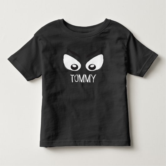 Halloween Spooky Scary Ghost Eyes Cute Funny Kinder Shirts (Voorkant)