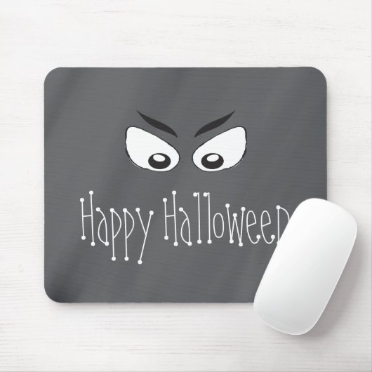 Halloween Spooky Scary Ghost Eyes Whimsical Custom Muismat (Met muis)