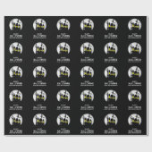 Halloween Spooky Scary Haunted House Witch Cadeaupapier (Vlak)