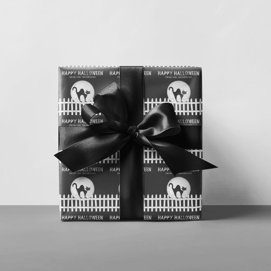 Halloween Spooky Scary Haunted House Witch Wrappin Cadeaupapier