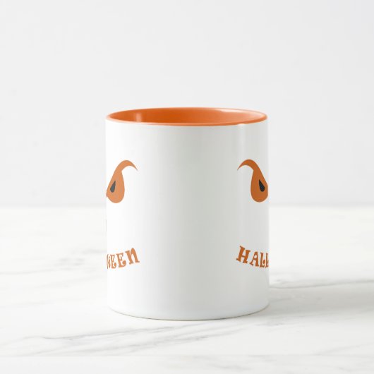 Halloween spooky scary mok (Midden)