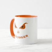 Halloween spooky scary mok (Voorkant links)