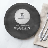 Halloween Spooky Scary Owl Spooktacular Party Papieren Bordje