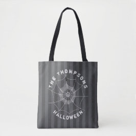 Halloween Spooky Scary Schattige Spinnenweb Tote Bag