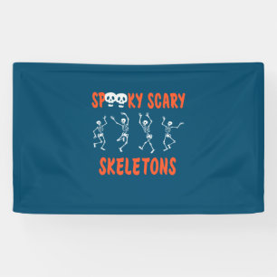 Halloween Spooky Scary Skeletons Dance Birthday Spandoek