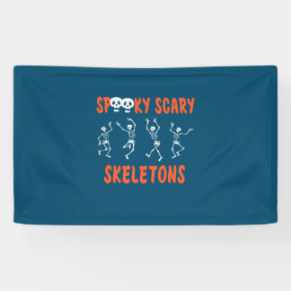 Halloween Spooky Scary Skeletons Dance Birthday Spandoek