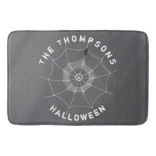 Halloween Spooky Scary Spider Web Custom Badmat