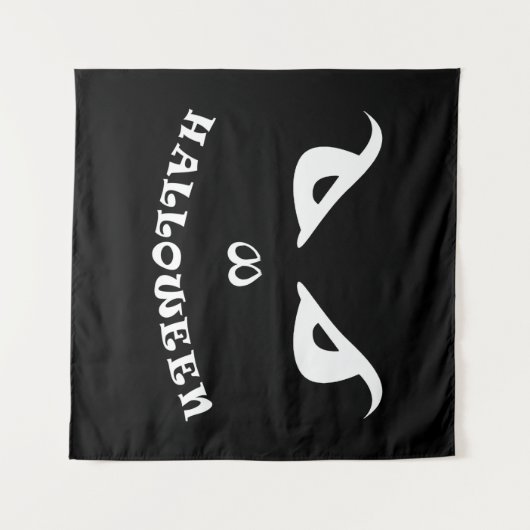 Halloween spooky scary wandkleed (Voorkant (horizontaal))